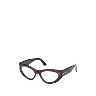 Tom Ford Glasses, female, Brown, Size: 55 MM Eyeglasses