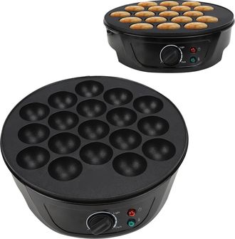 Infinite M&aacute;quina El&eacute;ctrica Para Hacer Takoyaki - M&aacute;quina Para Hacer Bolas De Pulpo Con 18 Cavidades, 750 W, Placa Antiadherente - Peque&ntilde;o Electrodom&eacute;stico De C