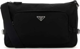 Prada Black Logo Crossbody Bag