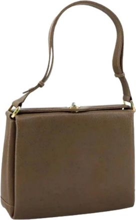 Gucci Pre-owned Handbags, female, Brown, Size: ONE SIZE Pre-owned Vintage Hand Bag