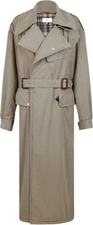 Maison Margiela Stijlvolle Trenchcoat voor Vrouwen - Dames - Trenchcoats - Beige - XS - Jassen