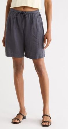James Perse Linen Bermuda Shorts in Asphalt at Nordstrom Rack, Size 3 (Fits Like 8-10 Us)