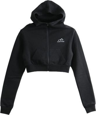 Balenciaga katoenen cropped sweatshirt