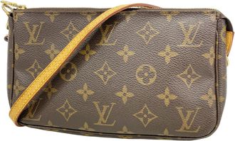 Louis Vuitton Brown Pouch (Pre-Owned)