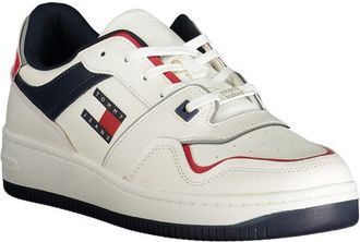 Tommy Hilfiger Color-Block Polyurethane Sneaker - White