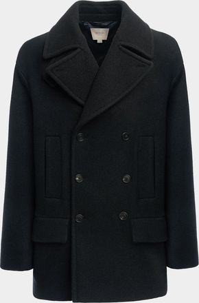 Malo Men & apos;s Oversized-Lapel Wool and Cashmere Peacoat