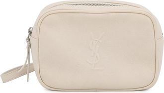 Saint Laurent White Leather Pouch Sling Bag (Pre-Owned)