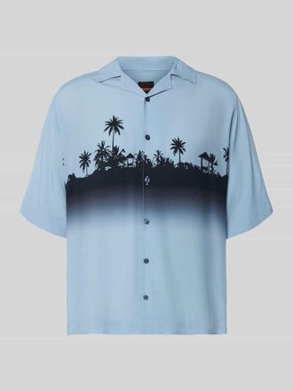 Boss Orange by Hugo Boss BOSS Orange Regular Fit Freizeithemd aus reiner Viskose Modell LAPISY in Hellblau, Gr&ouml;&szlig;e XL