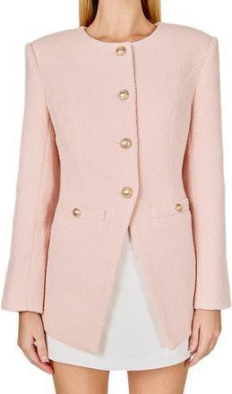 endless rose Tweed Jacket in Petal Pink at Nordstrom, Size X-Small