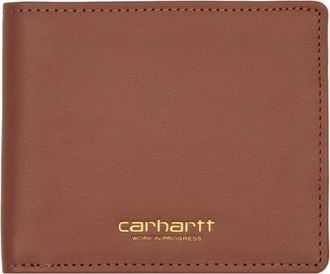 Carhartt Work in Progress Vegas Billfold Portemonnee - Dames - Portefeuilles - Bruin - ONE Size - Leer - Accessoires