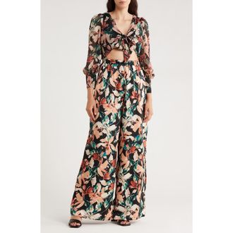 By Design Parisa Jumpsuit in Night Bloom at Nordstrom Rack, Size X-Large