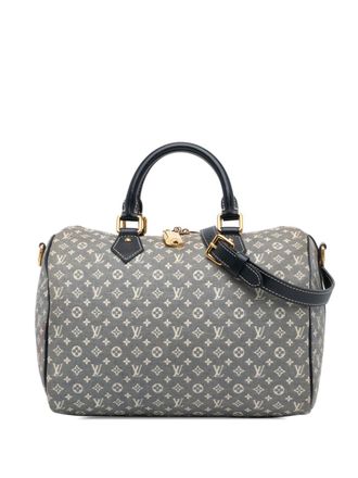 Louis Vuitton 2011 Monogram Mini Lin Speedy Bandouliere 30 boekentas - Grijs