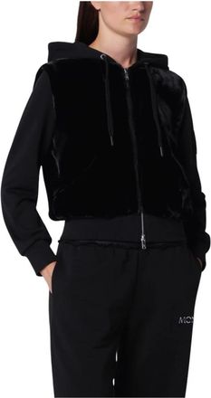 Moose Knuckles Roslyn Bunny Hoodie - Sweatshirts & Hoodies - Mujer - Negro - XS