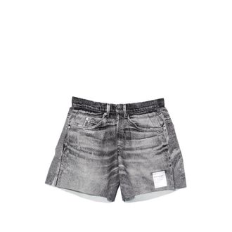 SATISFY AmbientWarp Denim-print Shorts