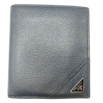 Prada Black Leather Wallet (Bi-Fold) (Pre-Owned)
