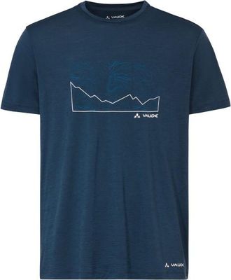Vaude Tekoa Wool T-Shirt Merinoshirt f&uuml;r Herren | blau