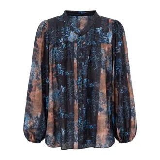2-Biz Overhemden, Dames, Veelkleurig, L, Multicolor Blouse