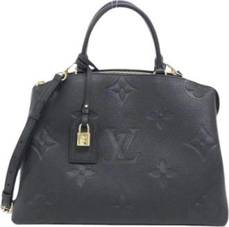Louis Vuitton Pre-owned Monogram Empreinte Gran Palais MM Bag - Dames - Vintage Handtas - Zwart - ONE Size - Leer - Vintage