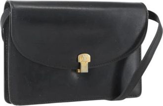Celine Pre-owned Vintage Cross Body Bag - Dames - Vintage Schoudertas - Zwart - ONE Size - Leer - Vintage