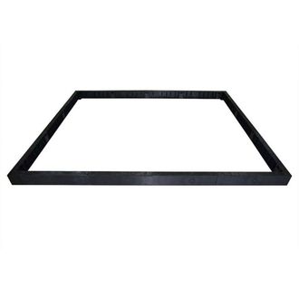 Palram Greenhouse Base Kit 8 x 8 Feet Rion - L258 x W258 x H12.5 cm in Black
