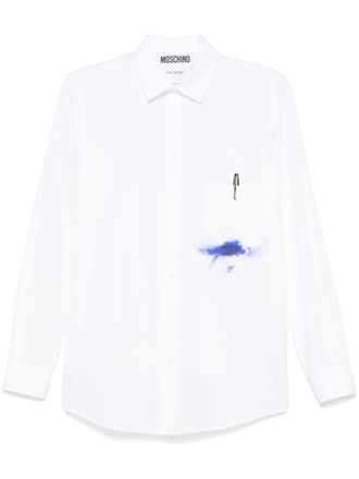 Moschino Overhemd met print - Wit