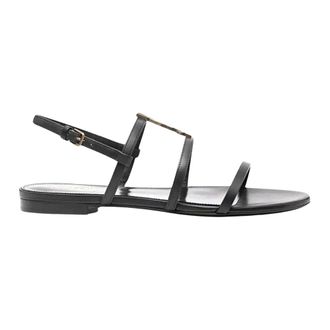 Saint Laurent New Cassandra Flat - Shoes - Mujer - Negro - 39 EU