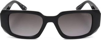 Guess Smoke Gradient Rectangular Ladies Sunglasses GF6192 01B 50