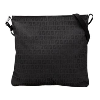 Fendi Pre-owned Vintage Crossbody Bag - Dames - Pre-owned - Zwart - Maat: ONE Size Leer