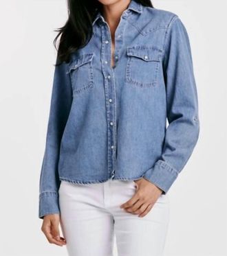 Dear John Denim Star Western Chambray Shirt In Osalina Wash