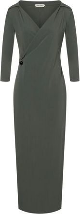 Alberta Ferretti Abito in misto lana - Grigio