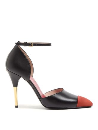 Valentino Garavani Sinead dOrsay 105 mm kid leather suede pumps