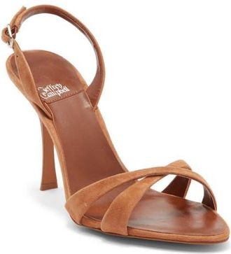 Jeffrey Campbell Marielle Slingback Sandal in Tan Suede at Nordstrom, Size 6.5