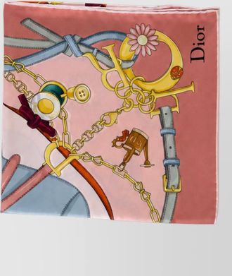 Dior silk scarf