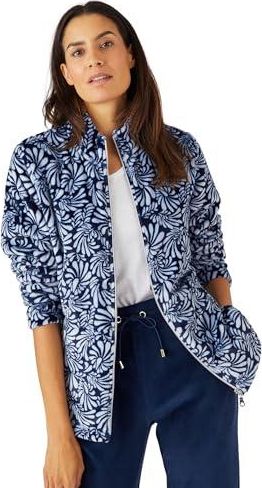 Gilet Zippé Femme Thermolactyl Damart - Bleu, Taille 42/44, Maille Chaud Et Confortable