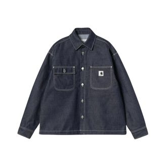 Carhartt Work in Progress Louis Shirt Jac - Heren - Spijkerjassen - Blauw - XS - Katoen - Jassen