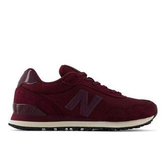 New Balance Donna 515 in Rosso/Beige, Pelle Scamosciata/Rete, Taglia 37