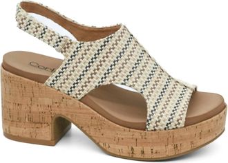 Corkys Footwear Womens Miss Carley Sandals In Tan Multi