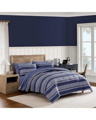 Tommy Hilfiger Lido Stripe Textured Comforter Set