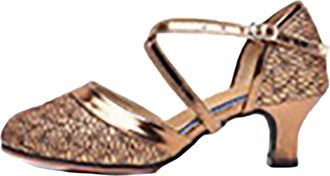 Generic Jazz Dance Shoes Size 3 Long Slipper Socks for Women Solid Color Casual Toe Flat Soft Slipper Socks for Women Indoor Ballet Slippers (Bronze, 5.5)