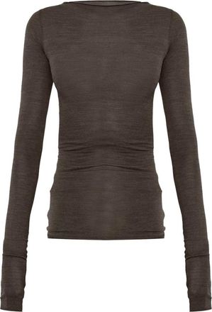 Rick Owens Mujer, Camisetas, Marr&oacute;n, Talla: M