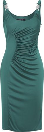 Versace Green Midi Dress