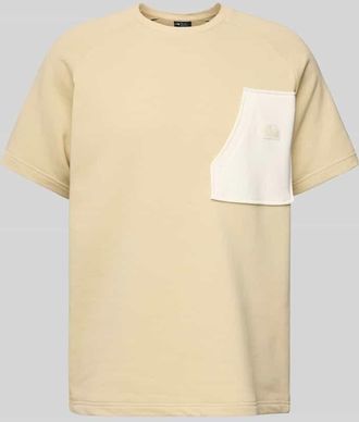 The North Face T-Shirt mit Brusttasche Modell TERRY in Beige, Größe XXL