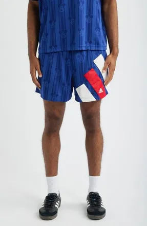 adidas Originals x Brain Dead Disney Football Shorts in Victory Blue at Nordstrom, Size X-Large