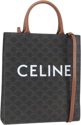 Celine Pre-owned Tote Bags, female, Brown, Size: ONE SIZE Pre-owned Plastic Tote Bag