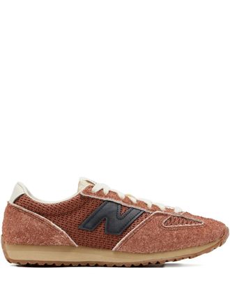 New Balance suede panelled sneakers - Brown