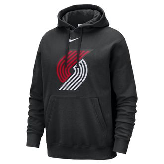 Nike Portland Trail Blazers Club Nike Mens NBA Pullover Hoodie in Black | HM9896-010