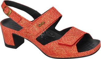 Vital Joy Slingback Sandalen - Dames - Sandalen met hakken - Rood - 40 EU - Schoenen