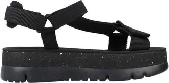 Camper Stijlvolle Sandalen met Oruga Design - Dames - Sandalen - Zwart - 39 EU - Schoenen