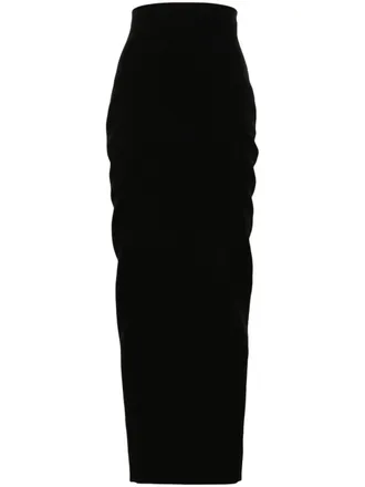 Rick Owens Dirt Pillar maxi-rok - Zwart