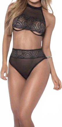 Mapalé Annalise Two Piece Bra Set In Black